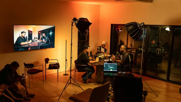 Behind the scenes